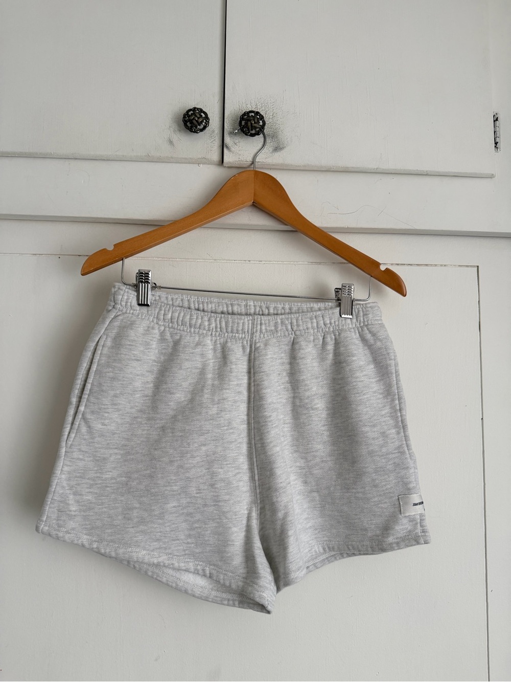 Joah Brown Classic Sweat Short - Pearl Grey Terry